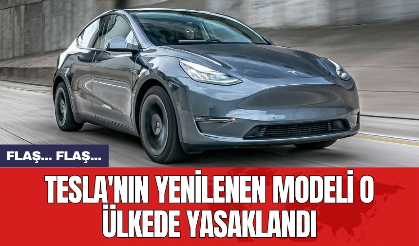 Tesla'nın yenilenen modeli o ülkede yasaklandı