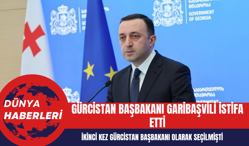 Gürcistan Başbakanı Garibaşvili istifa etti