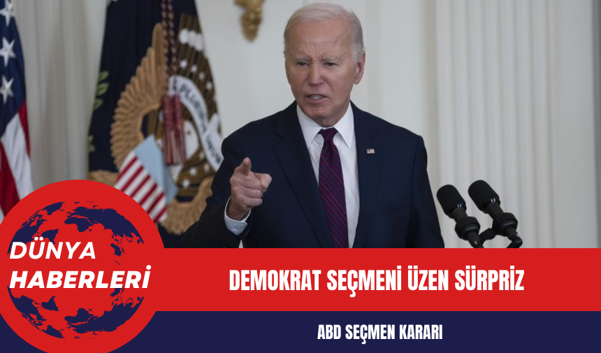 Demokrat Seçmeni Üzen Sürpriz: ABD Başkanlık Seçimlerinde ismi yer almayacak