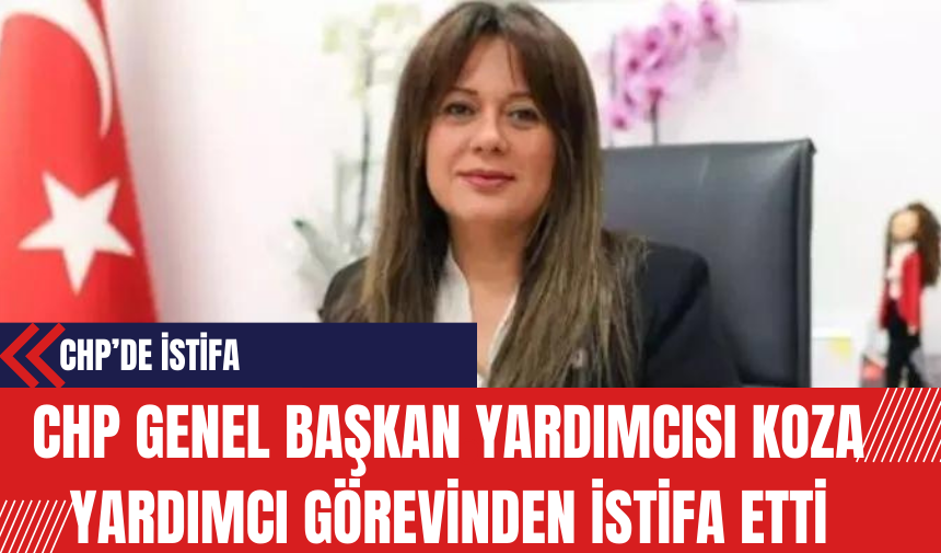 CHP Genel Başkan Yardımcısı Koza Yardımcı Görevinden İstifa Etti