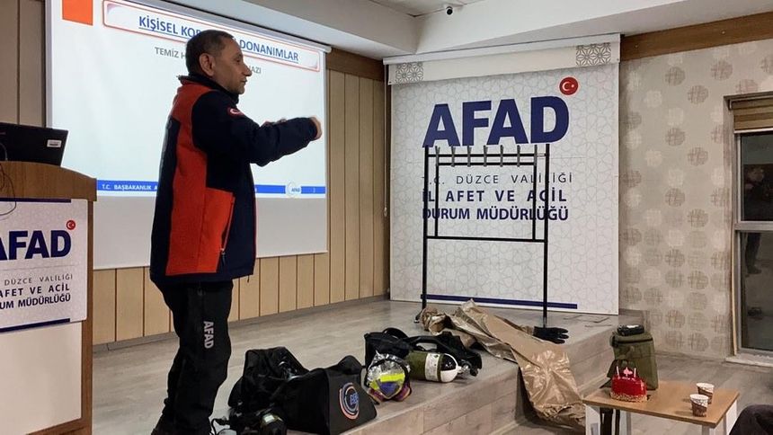 Afad Üyelerine Hazmat Eğitimi Verildi!