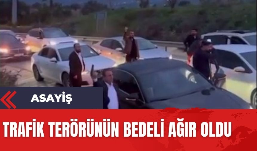 Mersin'de trafik ter*rü estirdiler bedelini ağır ödediler