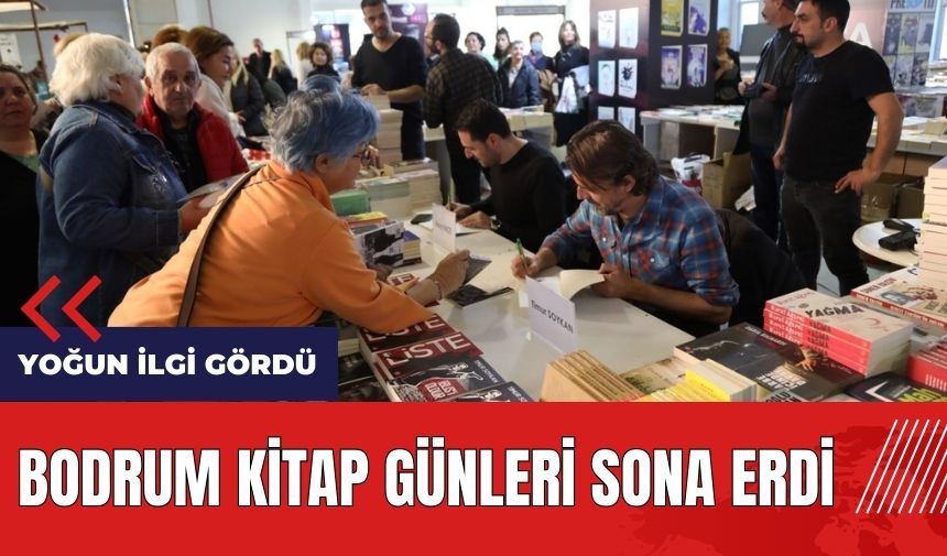 Bodrum Kitap Günleri sona erdi