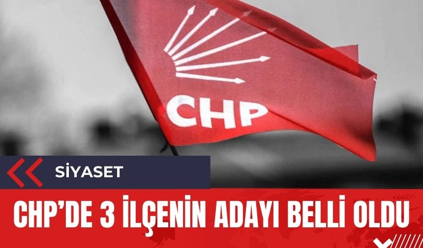 CHP'nin Gemlik, Mudanya ve Nilüfer belediye başkan adayları belli oldu