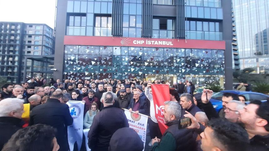 Chp İstanbul'da Avcılar Protestosu! 