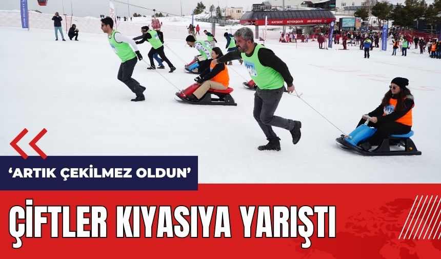 Çiftler kıyasıya yarıştı! Artık çekilmez oldun