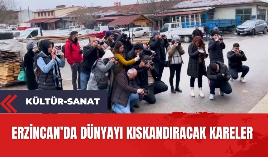 Erzincan'da dünyayı kıskandıracak görüntüler