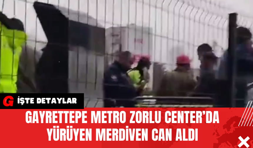 Gayrettepe Metro Zorlu Center’da Yürüyen Merdiven Can Aldı