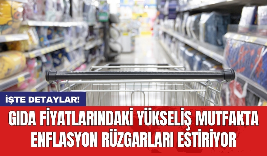 Gıda fiyatlarındaki yükseliş mutfakta enflasyon rüzgarları estiriyor