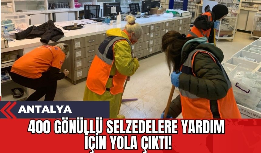 400 Gönüllü Selzedelere Yardım İçin Yola Çıktı!