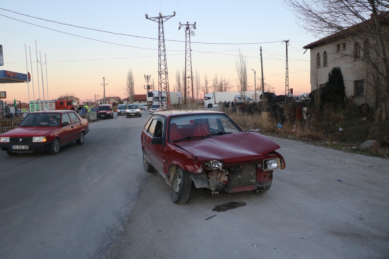 Afyonkarahisar’da Zincirleme Trafik Kazası! 10 Yaralı