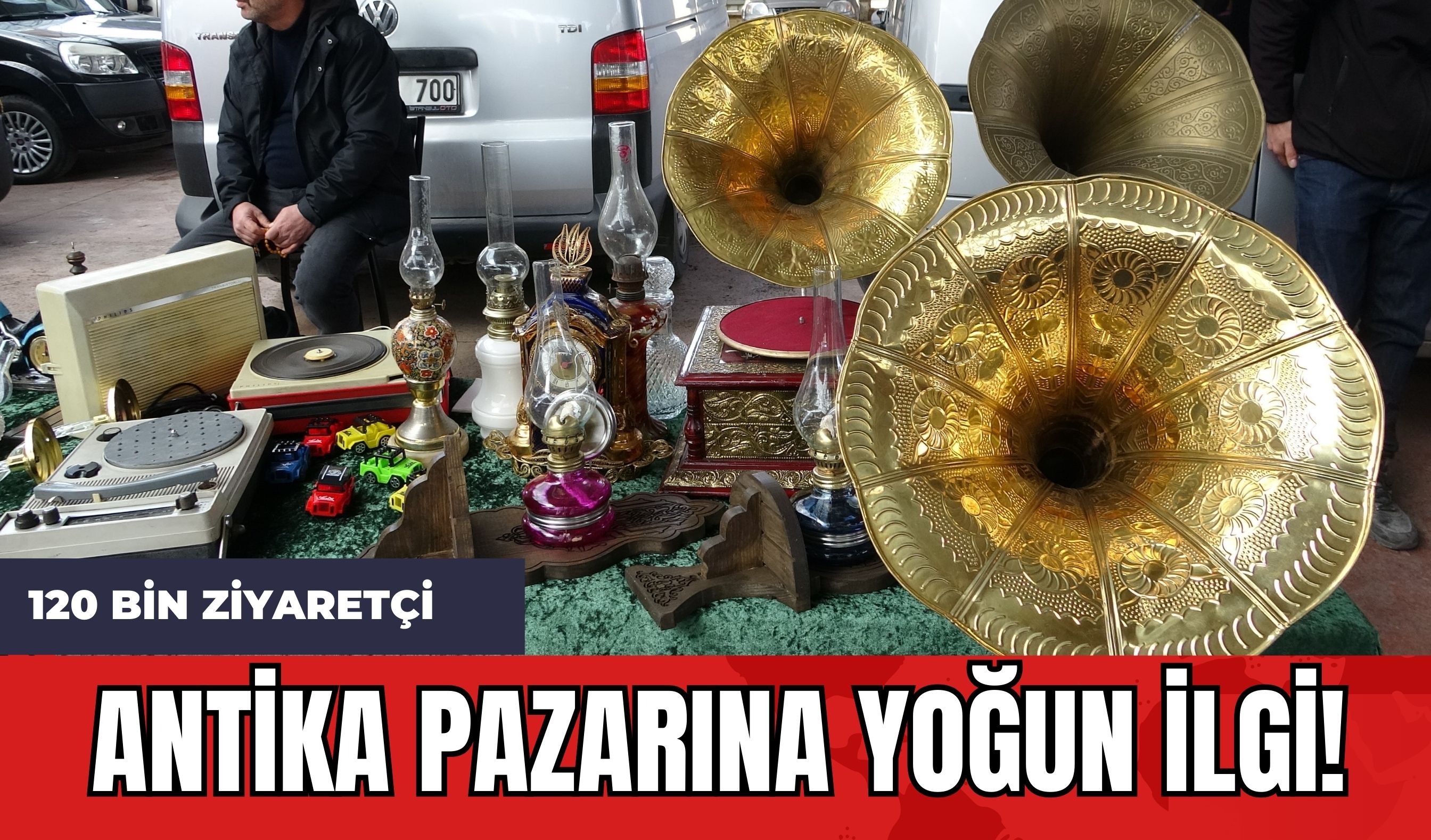 Antika Pazarına Yoğun İlgi! 120 Bin Ziyaretçi