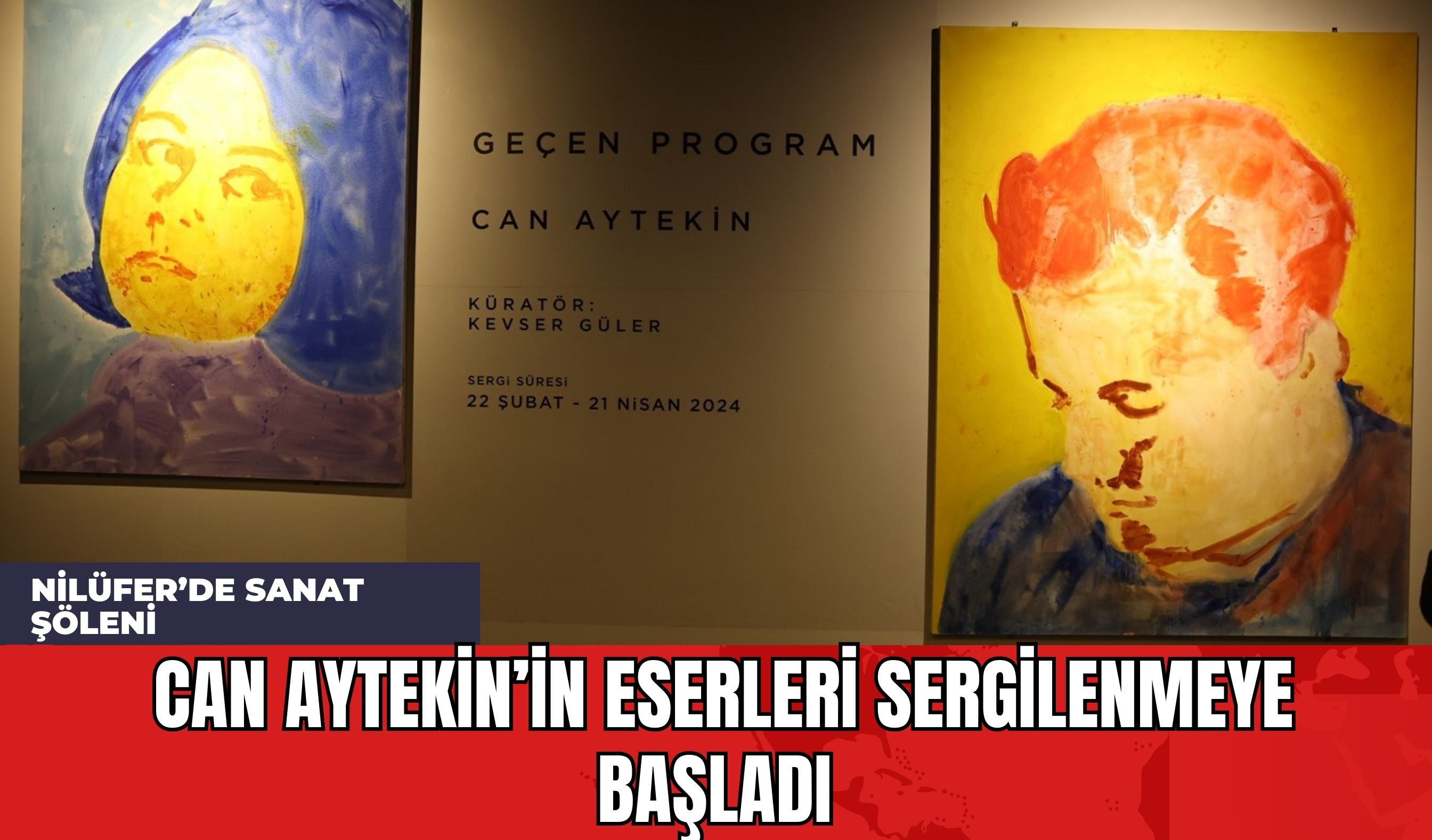 Nilüfer’de Sanat Şöleni: Can Aytekin’in Eserleri Sergilenmeye Başladı