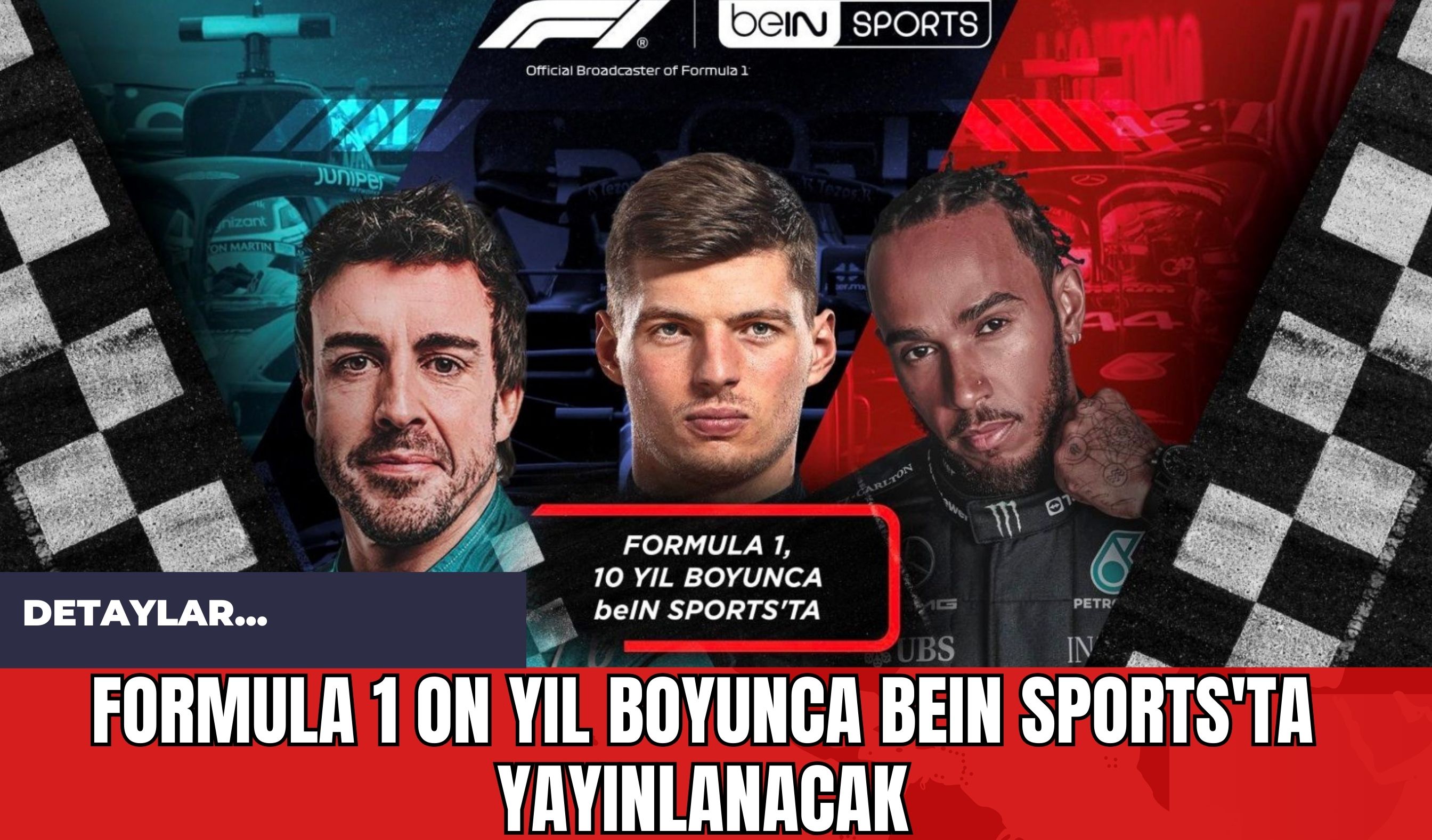 Formula 1 On Yıl Boyunca beIN SPORTS'ta Yayınlanacak