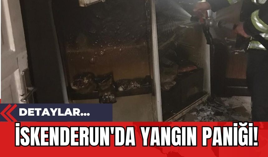 İskenderun'da Yangın Paniği