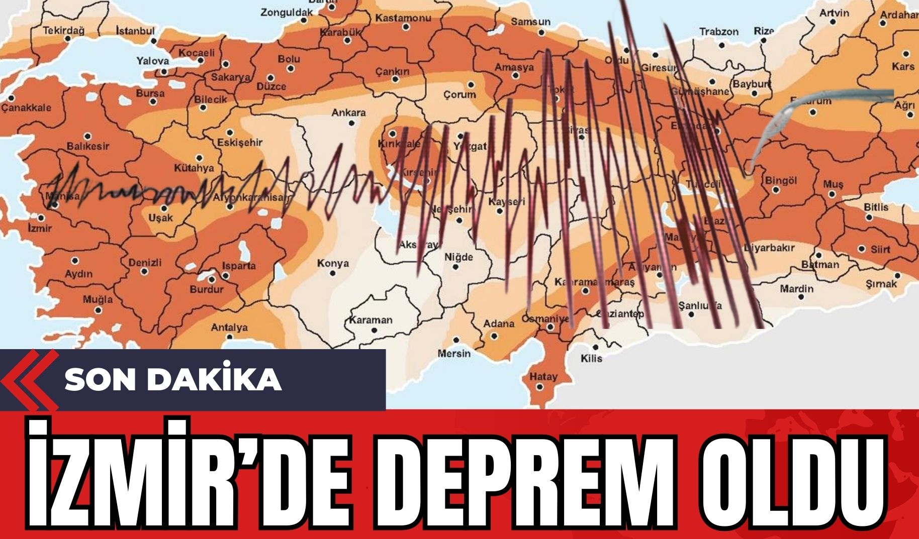 Son Dakika İzmir’de Deprem Oldu