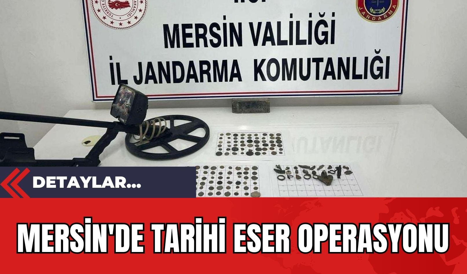 Mersin'de Tarihi Eser Operasyonu