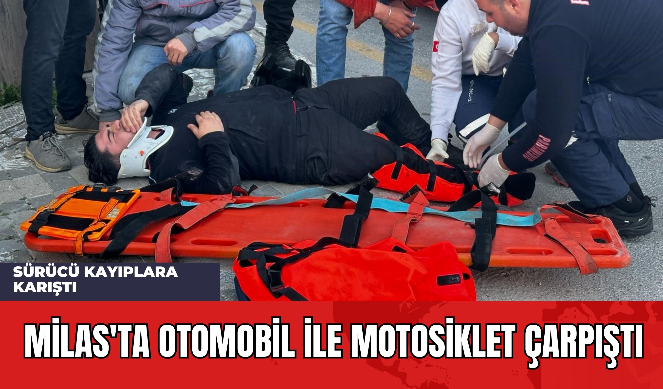 Milas'ta Otomobil ile Motosiklet Çarpıştı: Sürücü Kayıplara Karıştı