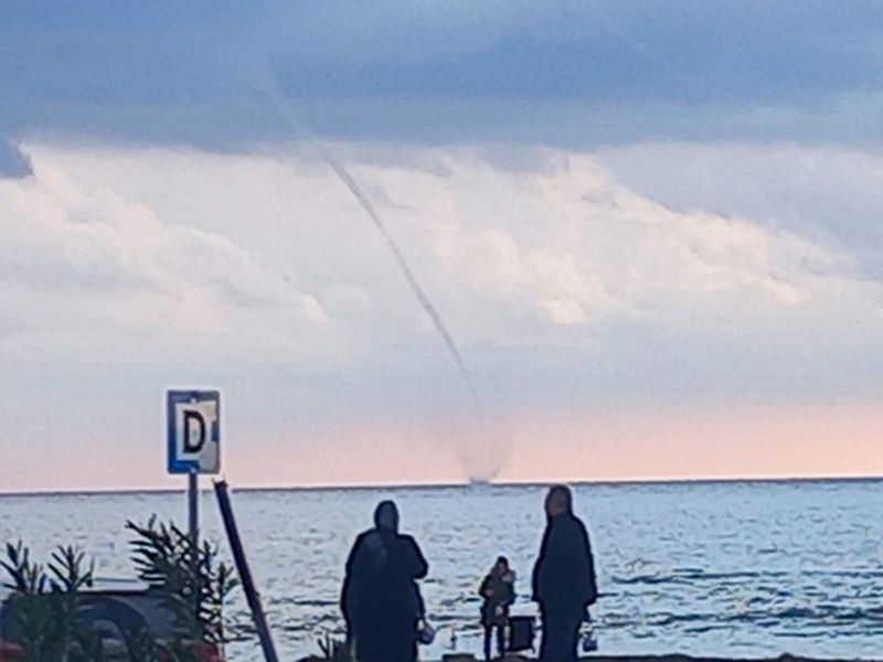 Hatay Samandağ Açıklarında Hortumlar Oluştu 