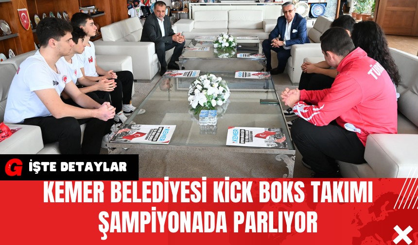 Kemer Belediyesi Kick Boks Takımı Şampiyonada Parlıyor