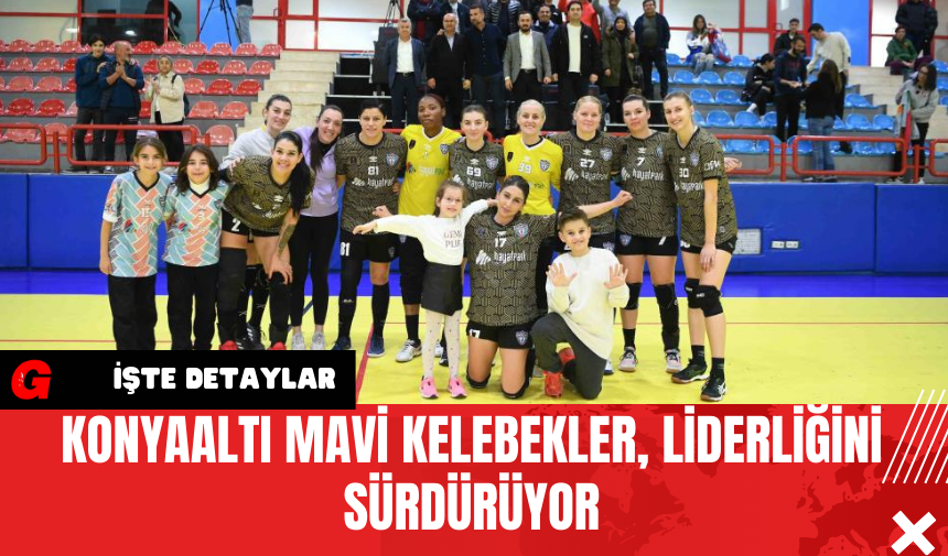 Konyaaltı Mavi Kelebekler, Liderliğini Sürdürüyor