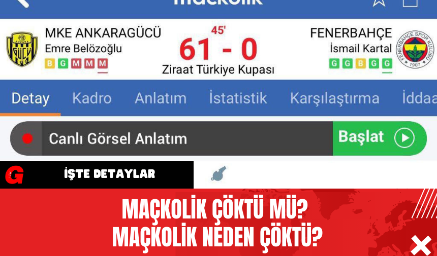 Maçkolik Çöktü Mü? Maçkolik Neden Çöktü? Trabzonsporlular Mı Hackledi?