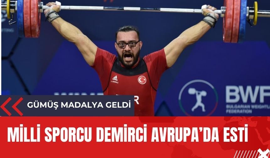 Milli sporcu Türkiye'nin göğsünü kabarttı