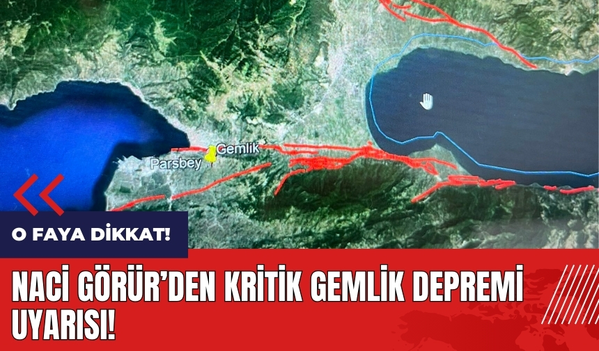 Naci Görür'den kritik Gemlik depremi uyarısı