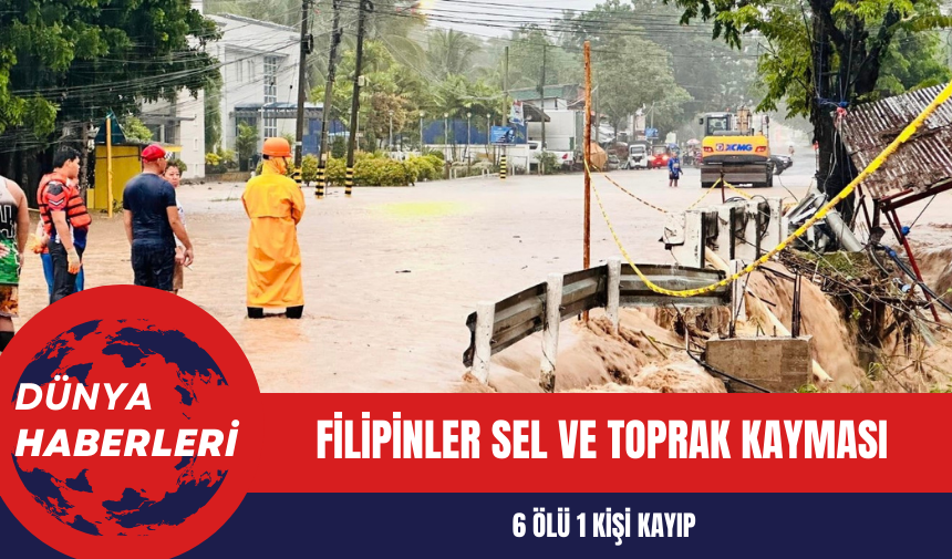 Filipinler'de toprak kayması: 6 ölü