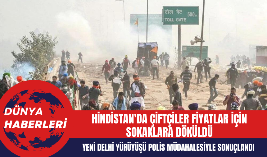 Hindistan'da da Çiftçiler Fiyatlar İçin Sokaklara Döküldü!