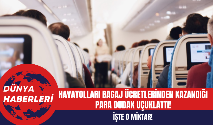 Havayolları Bagaj Ücretlerinden Kazandığı Para Dudak Uçuklattı! İşte o Miktar!