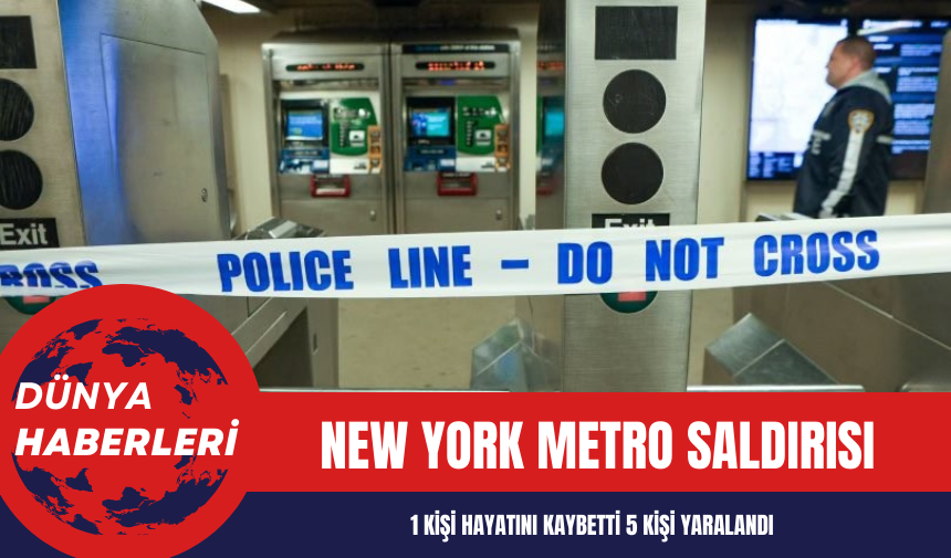 New York Metro Saldırısında 1 Kişi Hayatını Kaybetti 5 Kişi Yaralandı