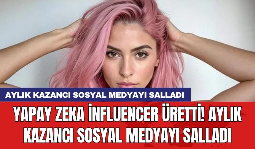 Yapay zeka influencer üretti! Aylık kazancı sosyal medyayı salladı