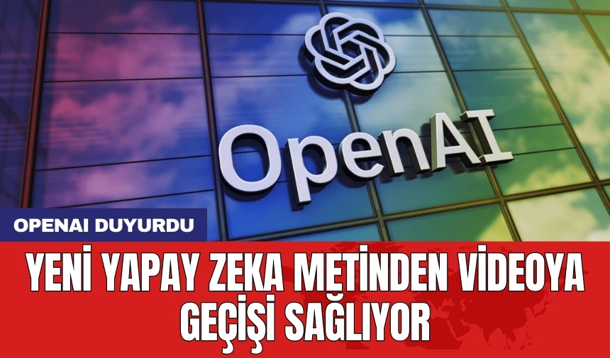 Yeni yapay zeka metinden videoya geçişi sağlıyor