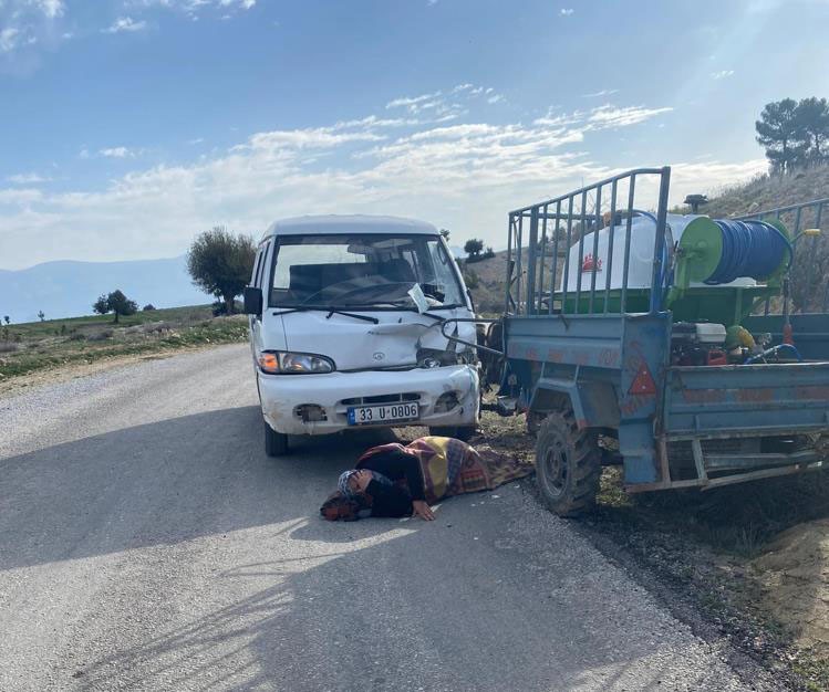 Mersin'de trafik kazası: 2 yaralı