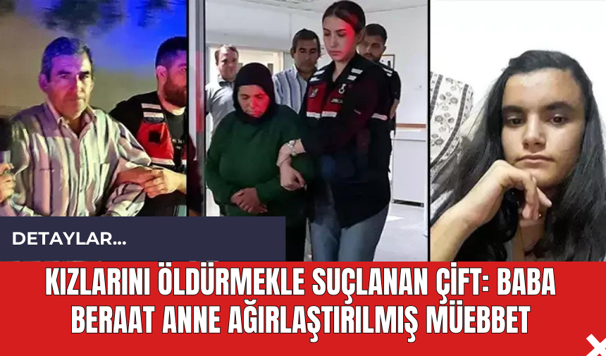 Kızlarını Öldürmekle Suçlanan Çift: Baba Beraat Anne Ağırlaştırılmış Müebbet