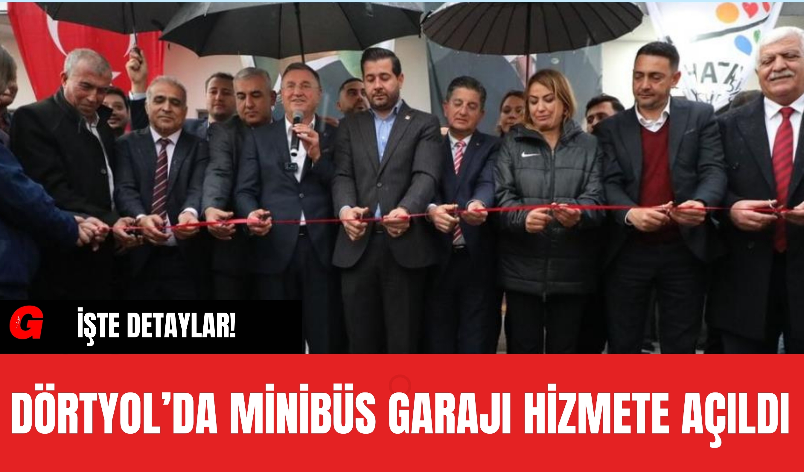 Dörtyol’da Minibüs Garajı Hizmete Açıldı