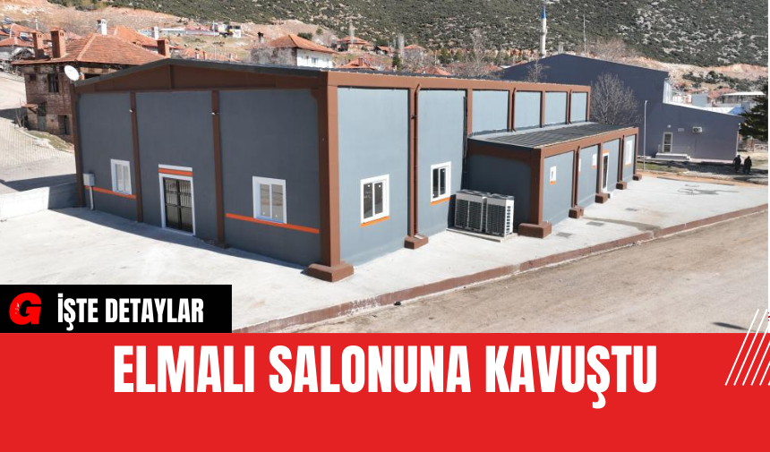 Elmalı Salonuna Kavuştu