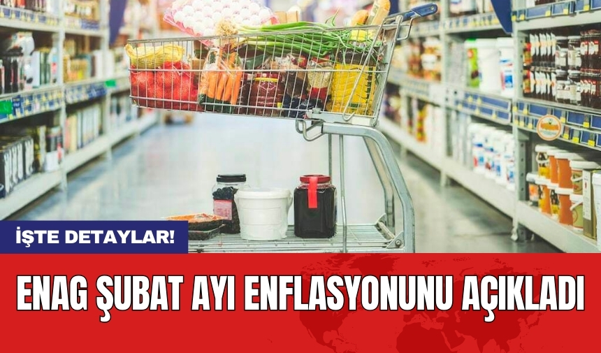 ENAG Şubat ayı enflasyonunu açıkladı