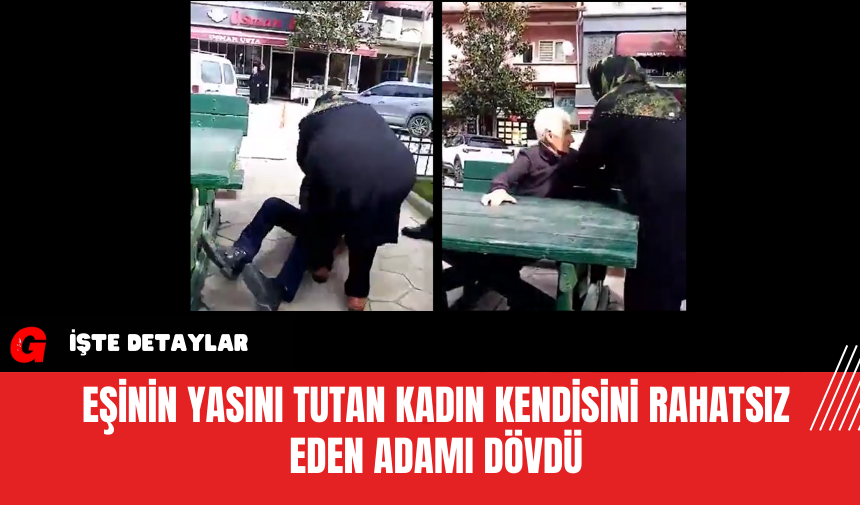 Eşinin Yasını Tutan Kadın Kendisini Rahatsız Eden Adamı Dövdü