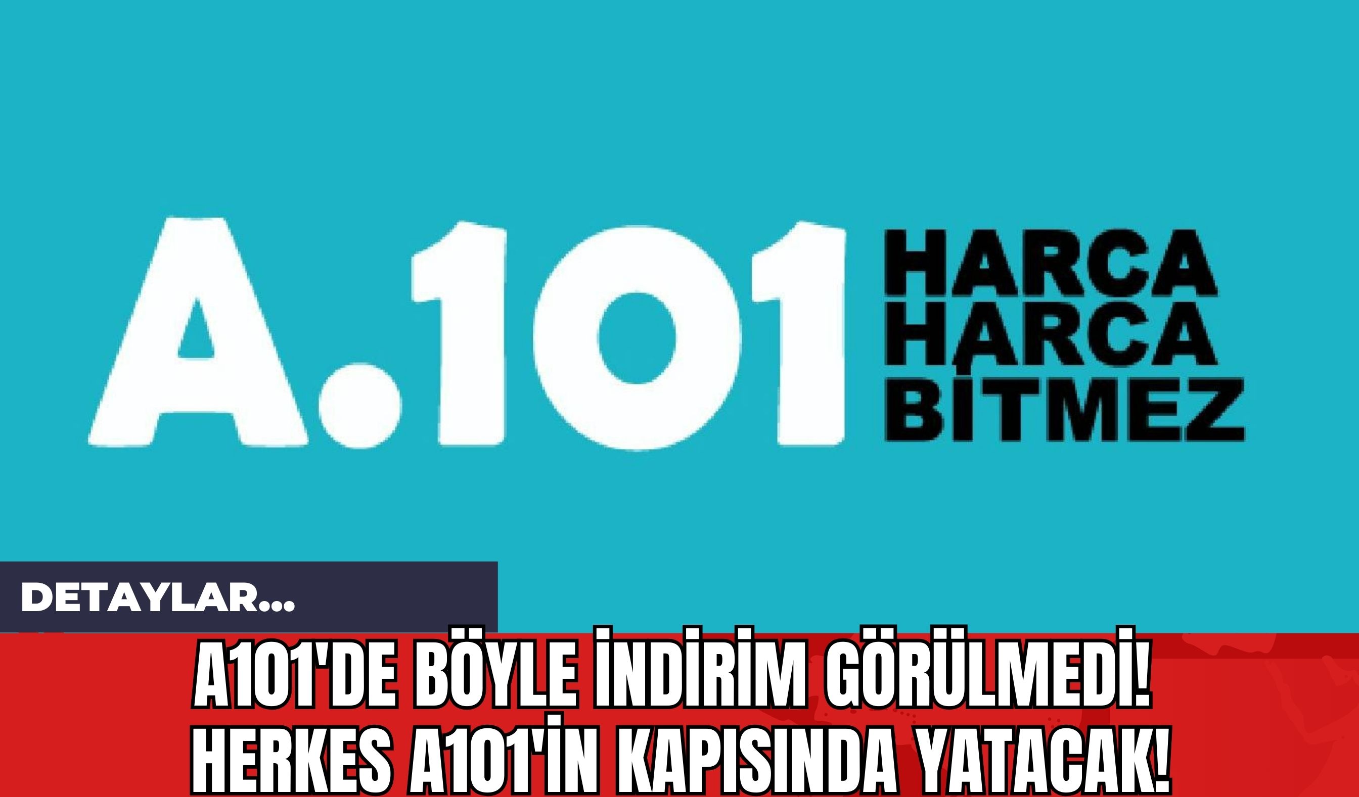 A101'de Böyle İndirim Görülmedi! Herkes A101'in Kapısında Yatacak!