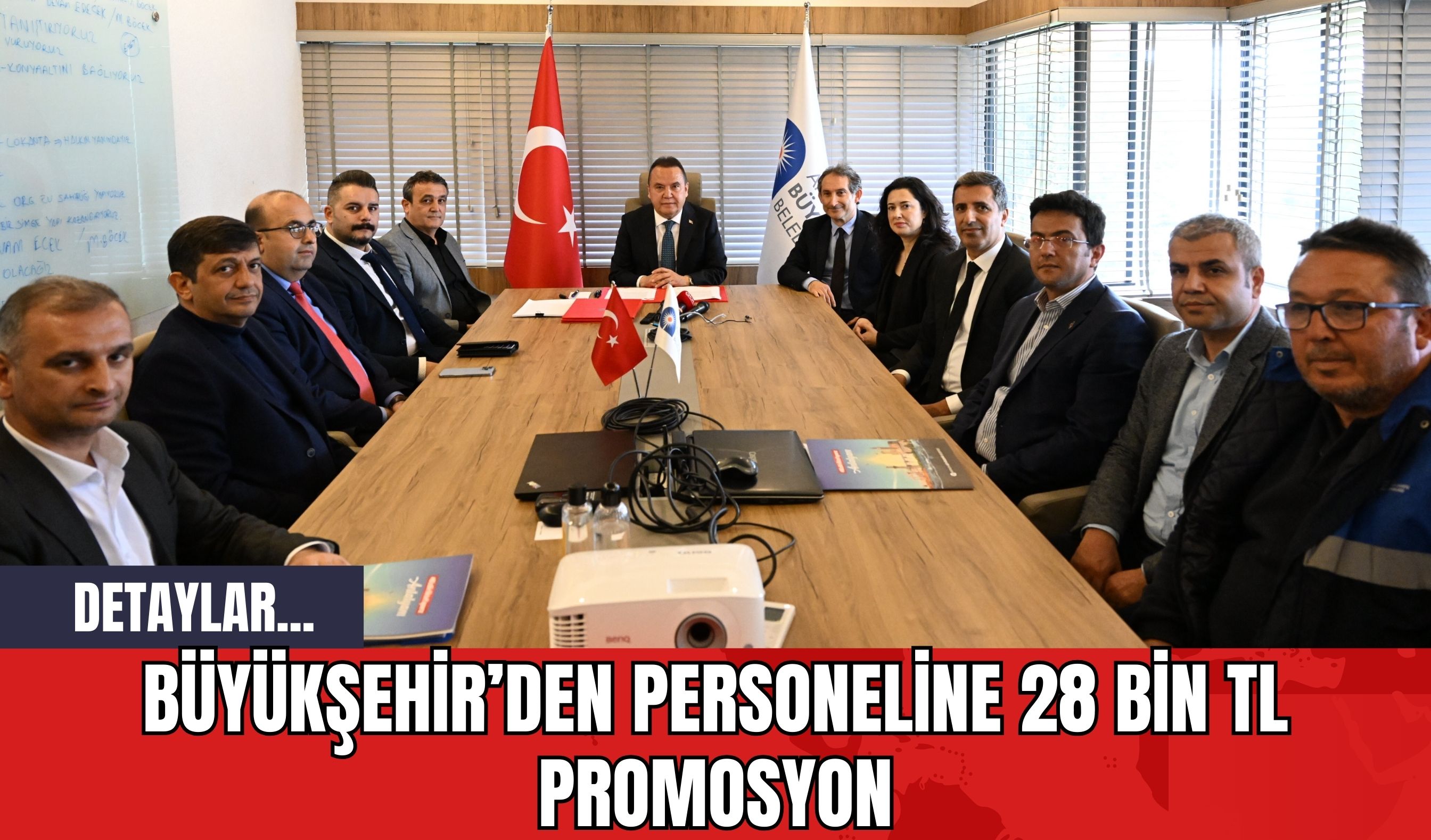 Büyükşehir’den personeline 28 bin TL promosyon