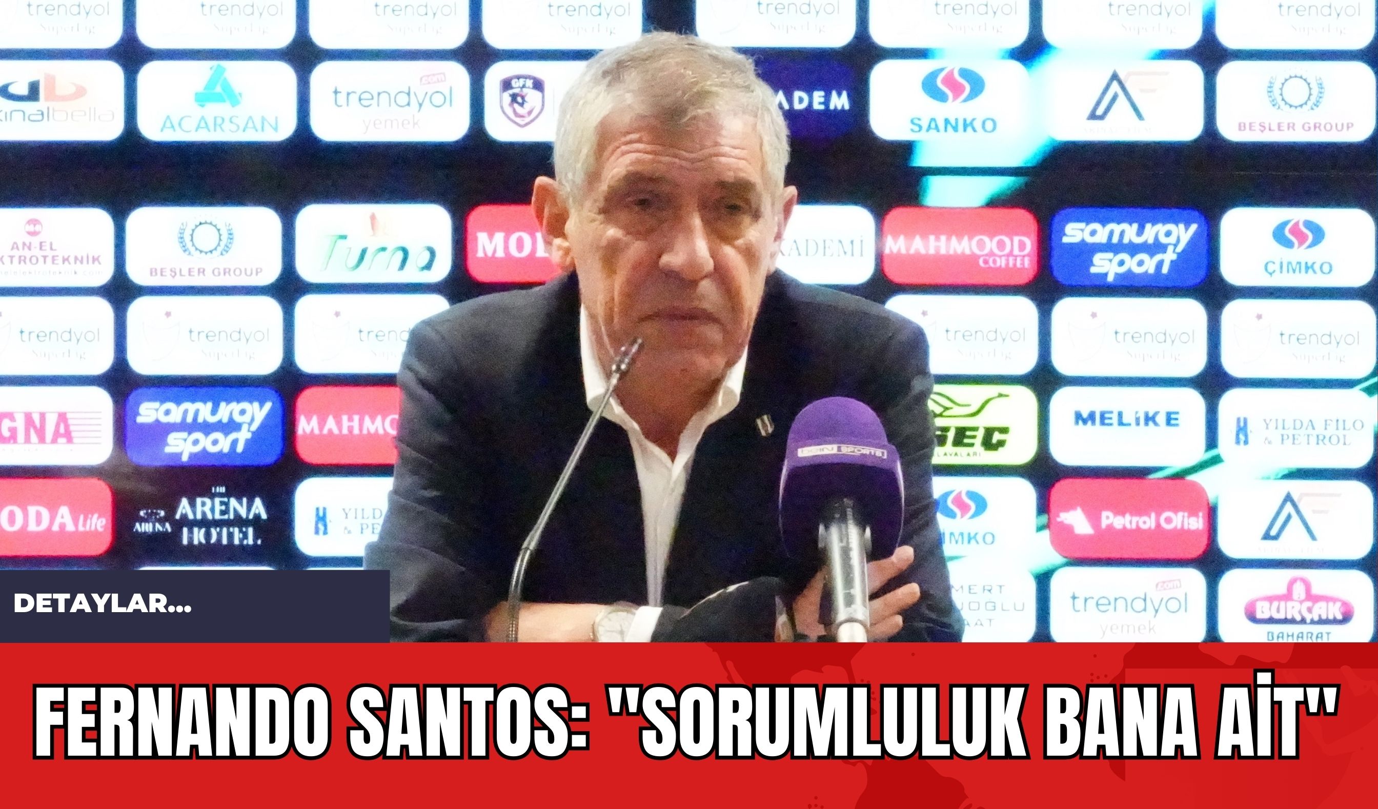 Fernando Santos: "Sorumluluk Bana Ait"