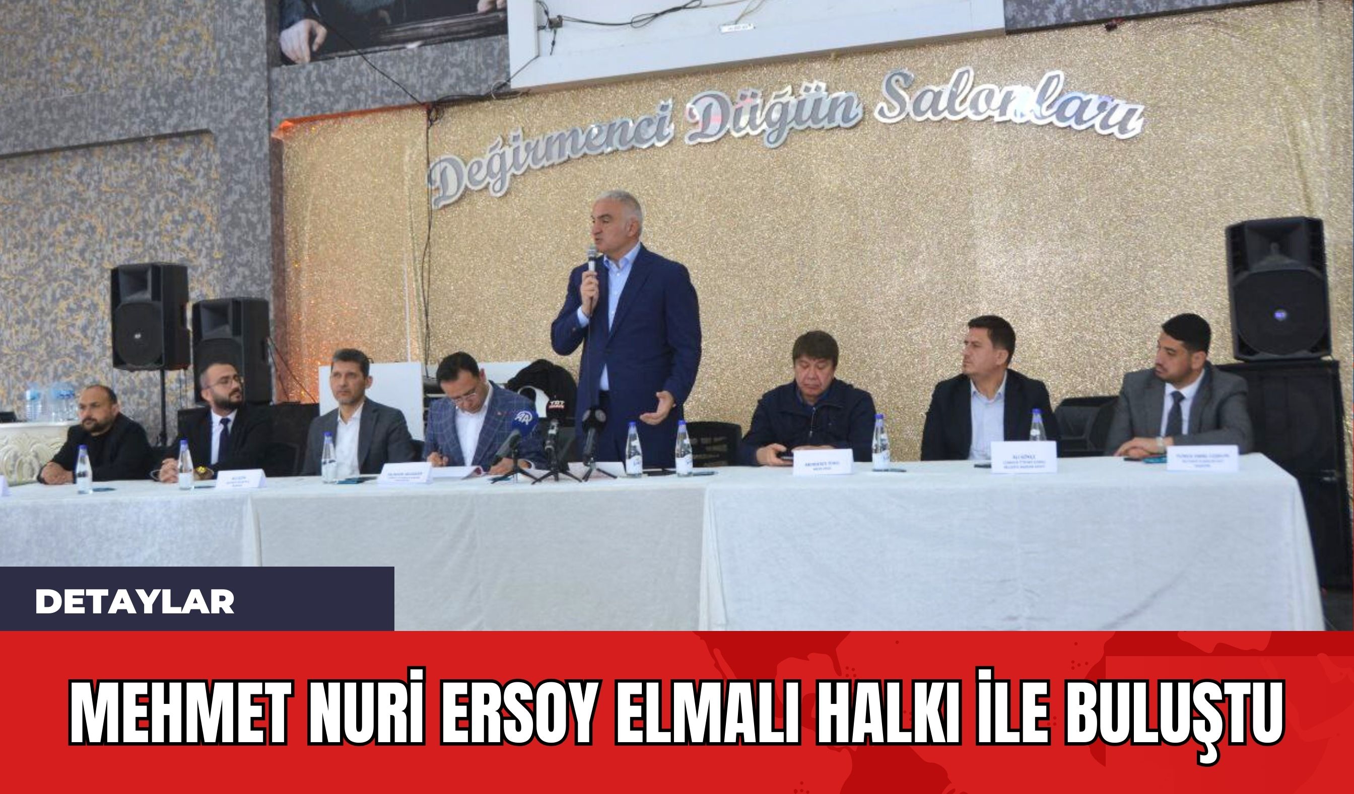 Mehmet Nuri Ersoy Elmalı Halkı İle Buluştu