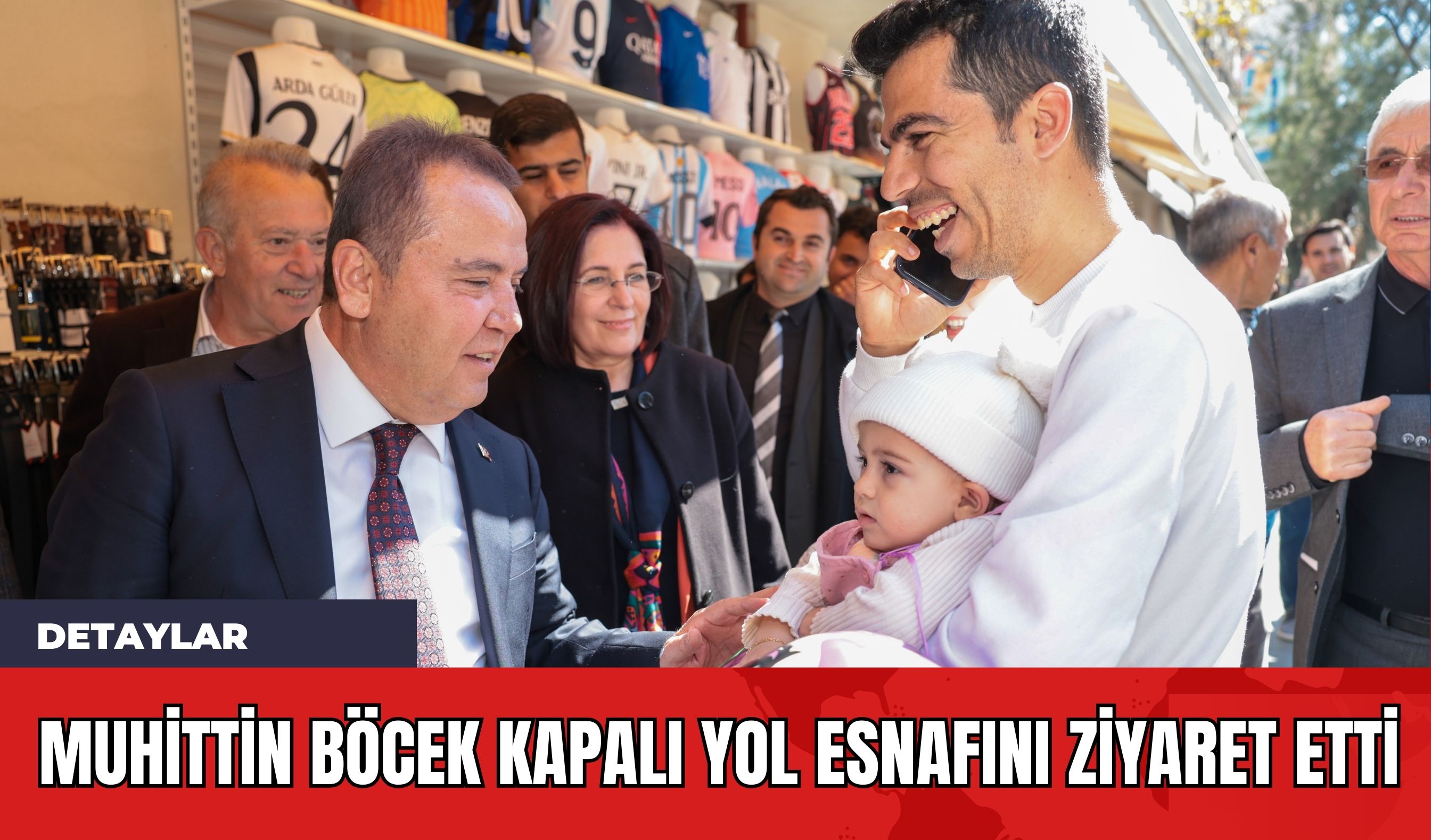 Muhittin Böcek Kapalı Yol Esnafını Ziyaret Etti