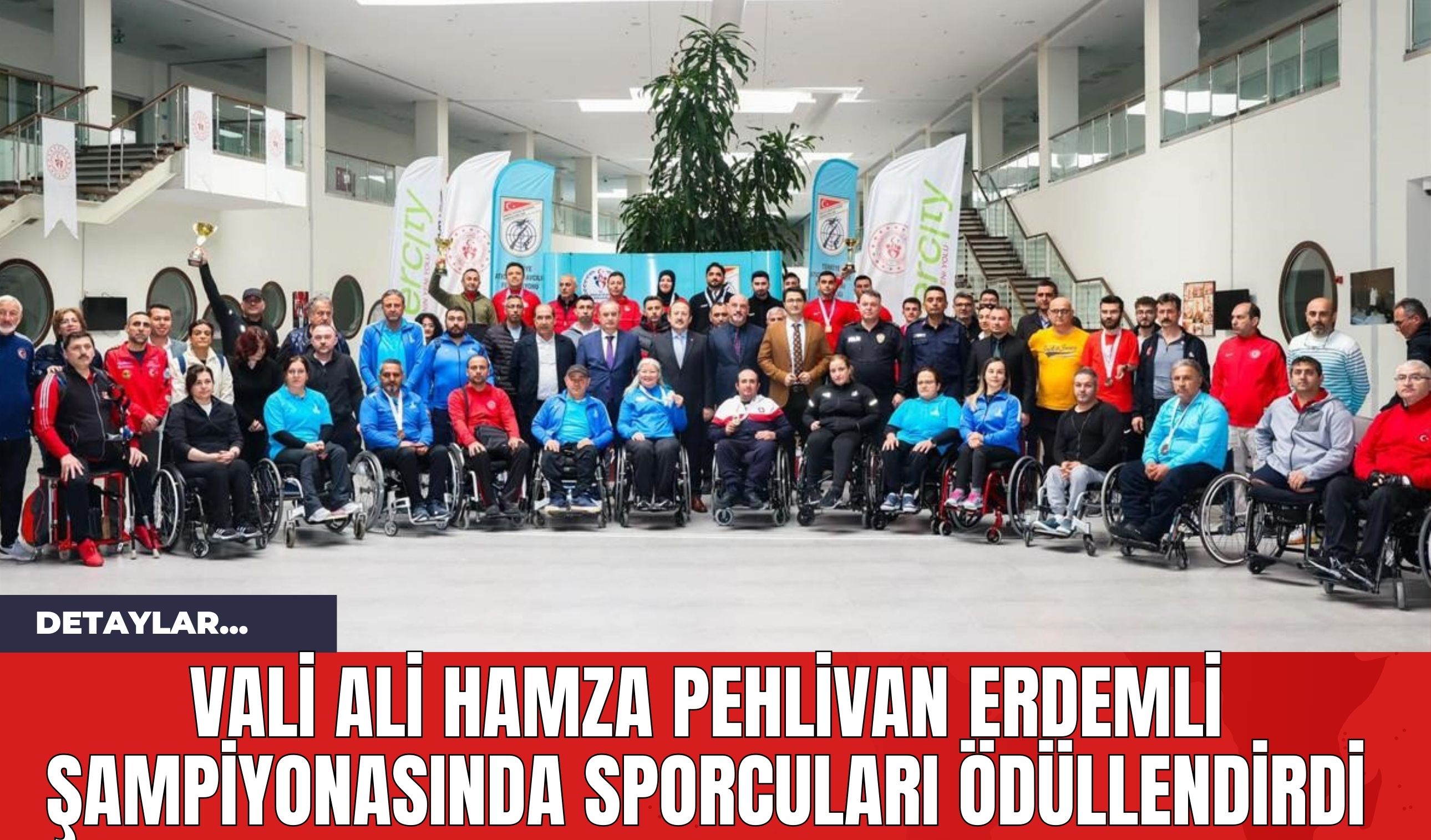 Vali Ali Hamza Pehlivan Erdemli Şampiyonasında Sporcuları Ödüllendirdi