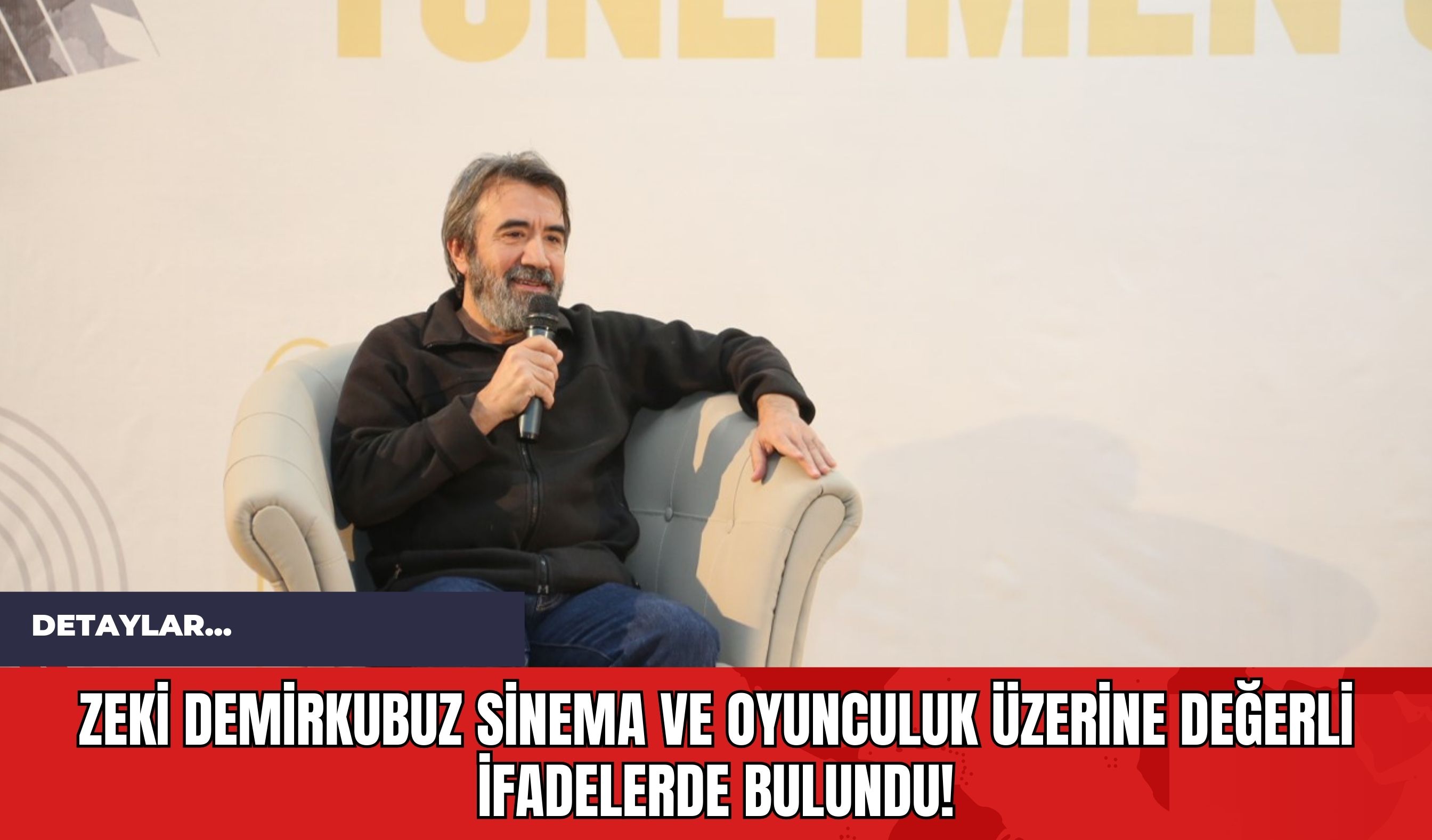 Zeki Demirkubuz Sinema ve Oyunculuk Üzerine Değerli İfadelerde Bulundu!