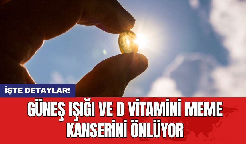 Güneş ışığı ve D vitamini meme kanserini önlüyor