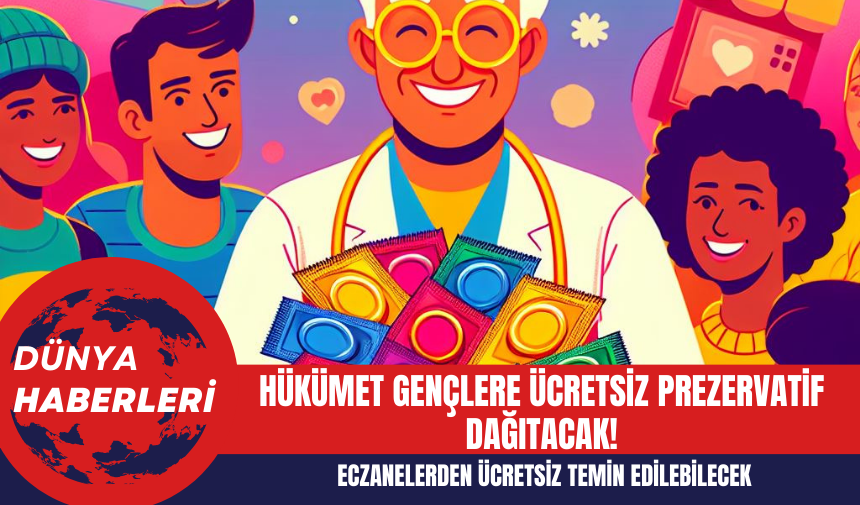 Hükümet Gençlere Ücretsiz Prezervatif Dağıtacak!