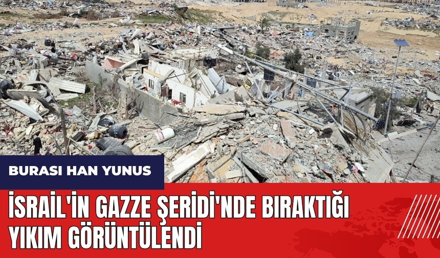 İsrail'in Gazze Şeridi'nde bıraktığı yıkım görüntülendi